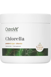 OstroVit Chlorella VEGE 250 g powder supplement, vegan-friendly, rich in protein and nutrients.